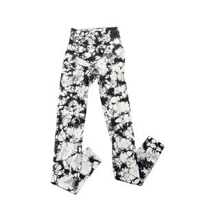 Lululemon Wunder Under Pant Hi-Rise Shibori White Black Size 2